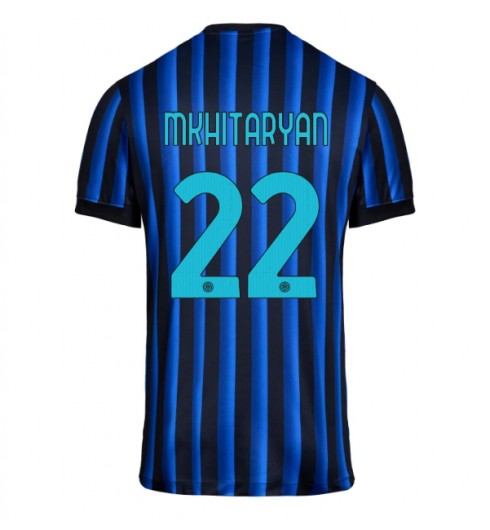 Moške Nogometnih dresov Inter Milan Henrikh Mkhitaryan #22 Domači 2025-26 Kratki rokavi Moške Nogometnih dresov Inter Milan Henrikh Mkhitaryan #22 Domači 2025-26 Kratki rokavi